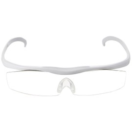 Hazuki Loupe Compact 1.6x Clear Lens, White