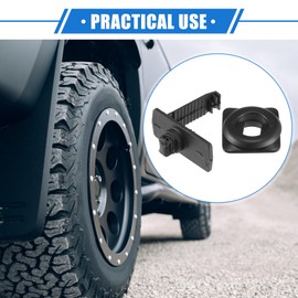 VekAuto 2 Kits Car Holder Retainer Compatible for Honda for Acura, Durable Anti-Slip Plastic Black Floor Mat Fixing Clips