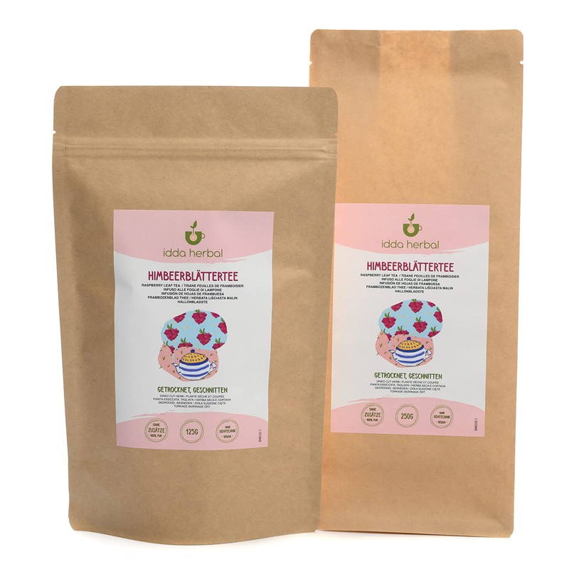Raspberry Leaf Loose Tea (125g, 4.4oz), Gently Dried Raspberry Leaves,