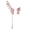 SCIOLTO (ScioLto) Leaf Motif Earrings, Women's [Both Ears Set Asymmetric]