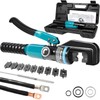 Brileine 10 Tons Hydraulic Crimping Tool with 9 Dies -
