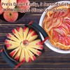 OOKUU Apple Slicer and Corer, [Large Size] 16-Blade Heavy Duty