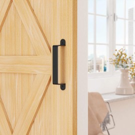 ZEKOO 8.9 Inch Sliding Barn Door Handle Set Barn Door Hardware Pull Handle Gate Handle, for Closet Garage Shed, Heavy Duty, Easy to Install