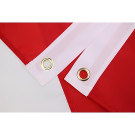 ANCONINE Canada Flag 6x10FT, Canadian National Flags with 3 Brass Grommets, Durable 4 Stitched and Premium Polyester. (Canada 6x10ft)