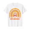 Chronic Obstructive Pulmonary Disease Orange COPD Awareness T-Shirt