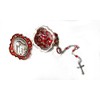 Rosary Case with Red Enamel Our Lady Of Guadalupe Rosary
