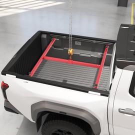 HOTSTORE Truck Bed Box Lifter 800LB Capacity for Lift Pickup Beds Universal Adjustable Steel Powder Coated Lift for Pickups Trucks Red Powder Coated Heavy Duty Steel Works On Beds Up