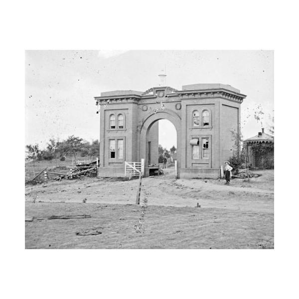 New 8x10 Photo: Evergreen Gate on Cemetery Hill