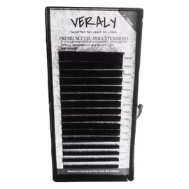 Nuevo Blister Extensiones De Pestañas Mink Mixto 1 A 1 Apariencia Natural Rizado Curvatura D (.10 C)
