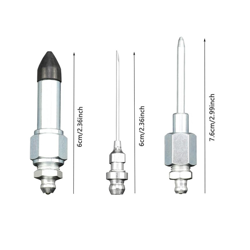 Sopcone Grease Gun Needle Tip Kit 7 Pcs, 5 Grease