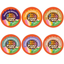 Crazy Cups Decaf Flavored Coffee Variety Pack 24 Count for Keurig Brewers