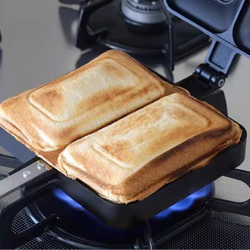 TAMUME Handheld Sandwich Maker for Perfectly Sealed, Halved Bites