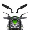 CB For 2017-2024 Kawasaki Z900 Folding Adjustable Black Rearview Wind