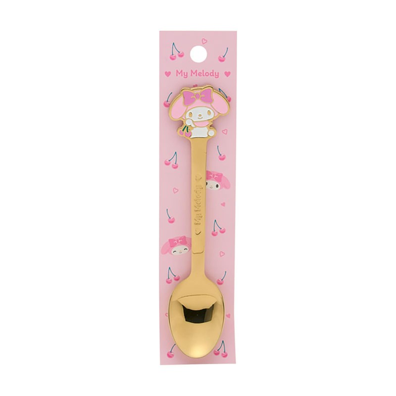 Sanrio 313700 Stainless Steel Spoon, My Melody, Stainless Steel Tableware,