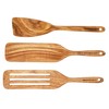 Rachael Ray Tools & Gadgets Kitchen/Cooking/Utensils Set, 3 Piece, Acacia