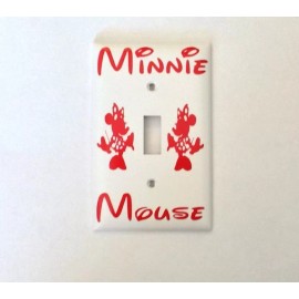 Handmade Minnie Mouse Switch plate cover