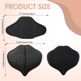 TrelaCo 2 Pcs Abdominal Compression Board AB Board Tummy Tuck Recovery Must Haves Foam Boards for Lipo Recovery Lipo Foam Back Board Abdominal Board for BBL & Liposuction Recovery, 2 Styles