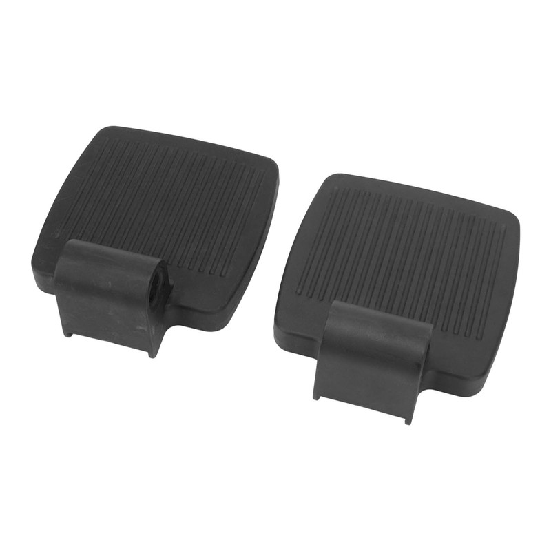 2pcs Wheelchair Footrests Professional Plastic Replacement Wheelchair Footplate Pedal Accessory