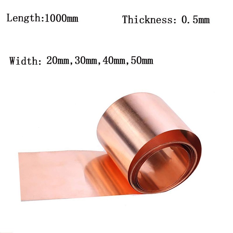 Thickness (0.5 mm) Pure Copper Foil Metal Copper Sheet Plate