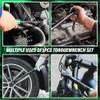 LLAVETOR 14PCS 3/8 Drive Torque Wrench 5-45ft.lb, Magnetic Spark Plug