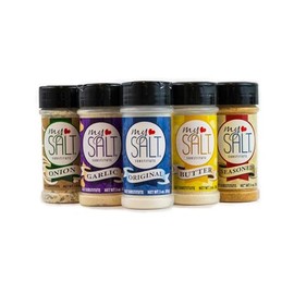 MySALT Pantry Staples Set - All 5 Sodium Free Varieties Are Essential to a Well-Stocked Heart Healthy Kitchen