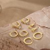 Viromy Gold Hoop Earrings for Women,14K Gold Plated Huggie Hoop