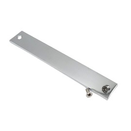 Dummy Mortise Filler Plate | 86 Prep Blank Cover | 1-1/4" x 8" | Mortise Lockset Blank | Brushed Chrome