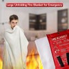 1Above Large 1x1M Fire Blanket Quick and Easy Unfolding Fire