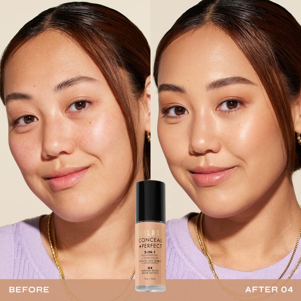 Milani Milani Medium Beige Liquid Foundation Concealer - Flawless Complexion,