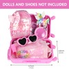BDDOLL American 18 Inch Doll Clothes and Accessories with Travel