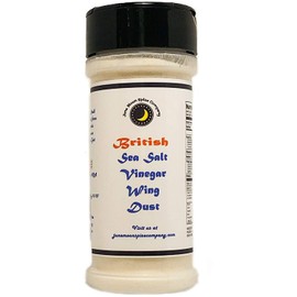 Premium | British SEA SALT & VINEGAR Wing Dust | Large Shaker | Calorie Free | Fat Free | Saturated Fat Free | Cholesterol Free | Low Sugar