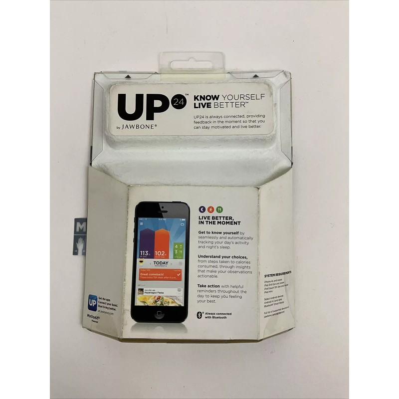 Jawbone Up 24 Jawbone Activity Sleep Tracker Fitness Medium Wristband