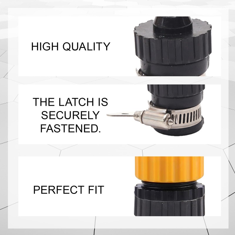 3PCS Kitchen Tap Hose Connector, Tap Hose Connector for Hose