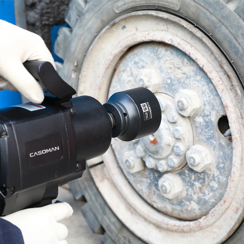 CASOMAN 3/4"Drive x 55mm Shallow Impact Socket, Jumbo Impact Socket,
