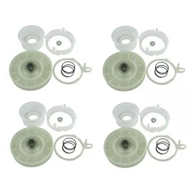 Scaroo W10721967 Washer Pulley Clutch Kit For Whirlpool W10006356 AP4514410 - 4 Packs
