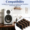 Cork Soundproofing Mats and Vinyl Record Soundproofing Feet, 2” x