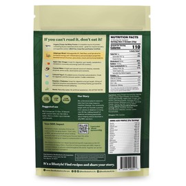 BBfL Meal Replacement Shakes, 21g Protein, Organic Whey Protein Powder, Apple Cider Vinegar, Digestive Enzymes, All in One Shake for Women & Men (15 Servings, Matcha Cream)