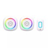 Home Zone 2 BATTERY OPERATED WIRELESS DOORBELL 60 Sound Options