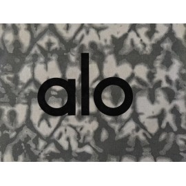 Alo Yoga NWT ALO Yoga Gray Tie-Dye Canvas Cotton Large Tote Bag For Travel & Gym Carry-On
