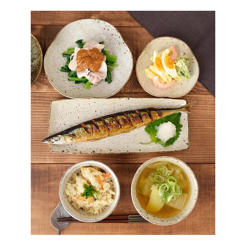 Tableware East Rectangular Plate, 10.6 inches (27 cm), Fuchinami Japanese