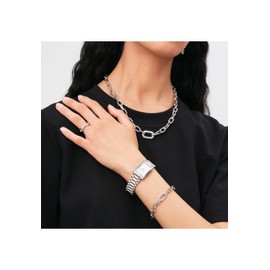 Daniel Wellington Daniel Wellington DW Necklace, Crystal Link Necklace, Rose Gold, Silver, Gold, Women's, Elegant, Popular, Present, Gift, Jewelry, Accessory, Stainless Steel