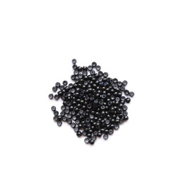 200pcs Micro Ring Link 3.0mm Hair Extension Link Beads For Wig (Black)