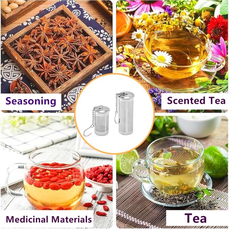 4 Pcs Paifeancodill Stainless Steel Mesh Tea Strainers Tea Strainer