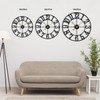 LEIKE Large Wall Clock, 18.5" Silent Non-Ticking, Battery Operated, Oversized,