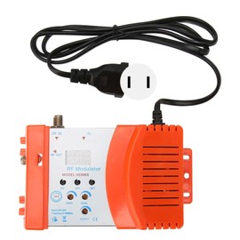 HD Multimedia Interface RF Modulator Professional Support PAL NTSC Formats Digital Modulator for Home TV 90‑240V US Plug