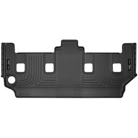 Husky Liners Fits 2008-16 Chrysler Town & Country, 2008-19 Dodge Grand Caravan - with 2nd Row Stow-N-Go Seating Weatherbeater 3rd Seat Floor Mat,Black,19091