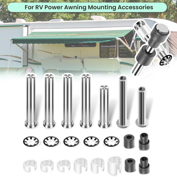 JT-Motor RV Power Awning Pins & Fasteners Mount Kit 8952002.400B