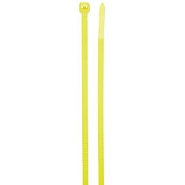 Aviditi 8" Nylon Cable Ties, Yellow, 40 lb. Strength.14" Width, Tamper Proof Zip Ties, Self Locking, Bundle and Organize Wires/Cables in Warehouse, Garage, Home or Office, Case of 1000