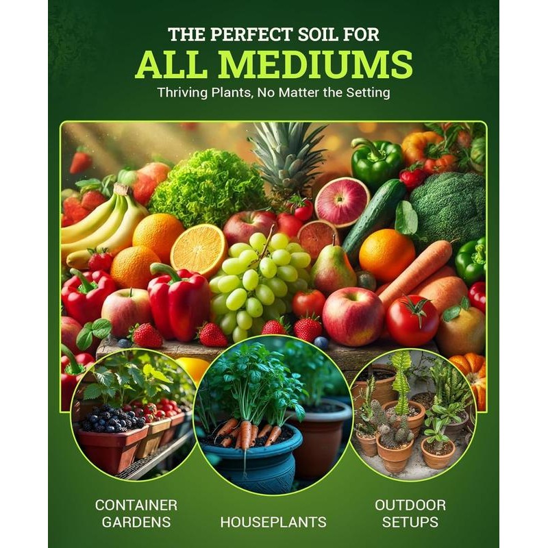 Ocean Forest Potting Soil, 12qt – Light, Aerated Texture, Designed