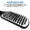 fogman Twin Brush Straight Hair Brush Curly Hair Comb Black